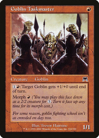 Goblin Taskmaster [Onslaught] | Fandemonia Ltd