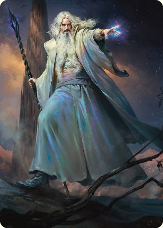 Saruman of Many Colors Art Card [The Lord of the Rings: Tales of Middle-earth Art Series] | Fandemonia Ltd