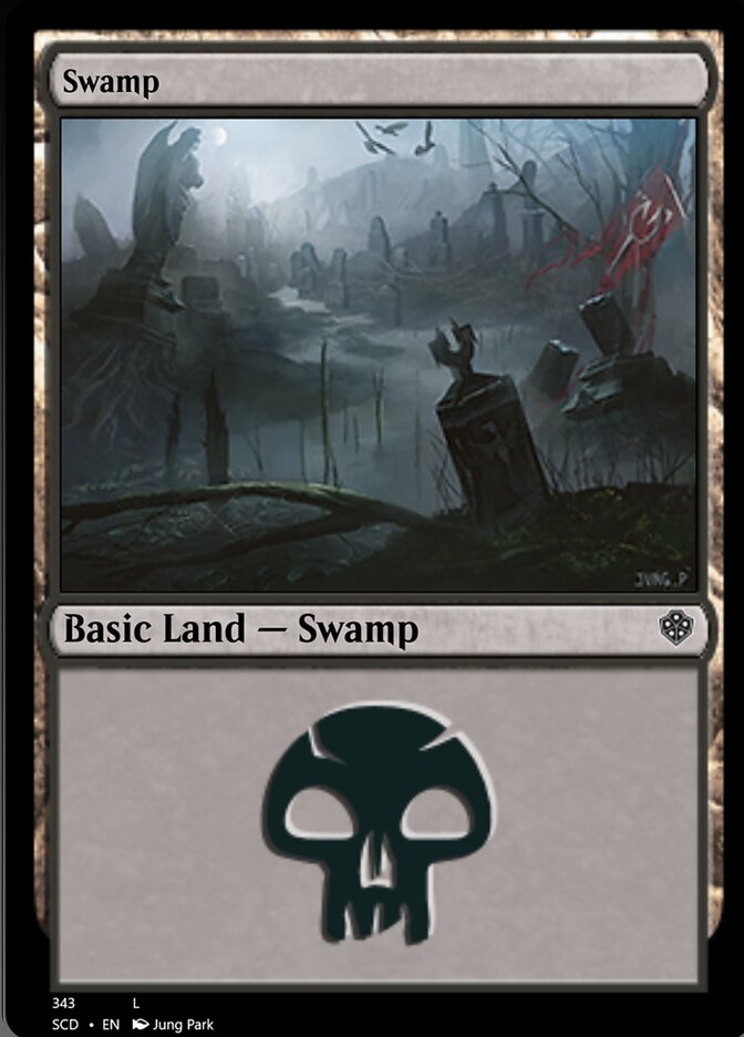 Swamp (343) [Starter Commander Decks] | Fandemonia Ltd