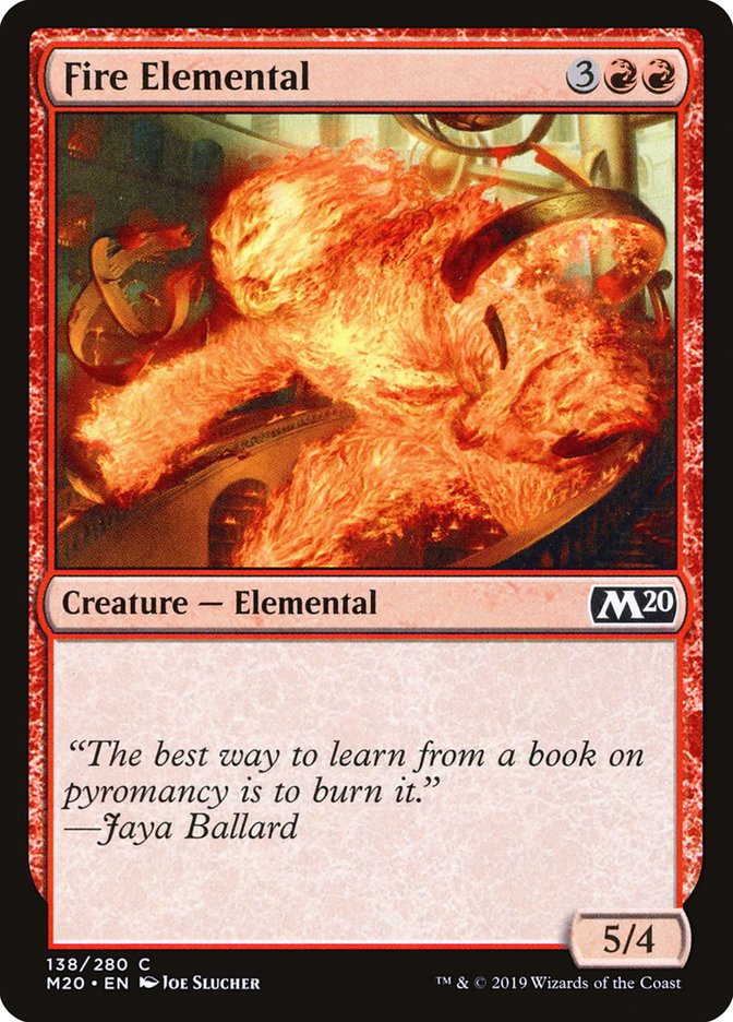 Fire Elemental [Core Set 2020] | Fandemonia Ltd