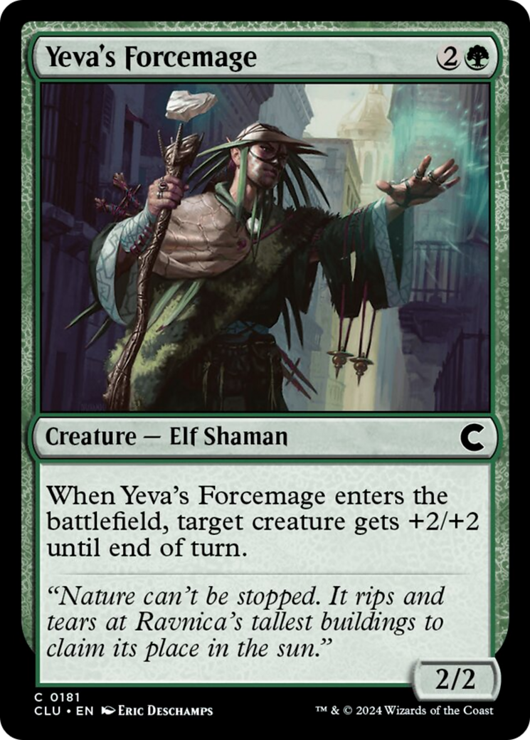 Yeva's Forcemage [Ravnica: Clue Edition] | Fandemonia Ltd