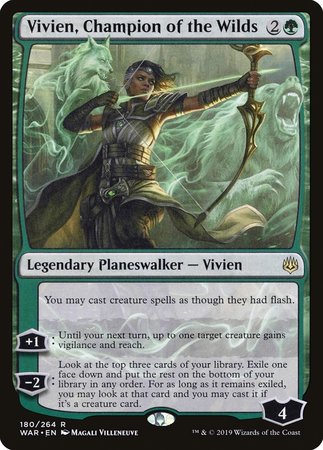 Vivien, Champion of the Wilds [War of the Spark] | Fandemonia Ltd