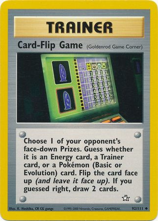 Card-Flip Game (92/111) [Neo Genesis Unlimited] | Fandemonia Ltd