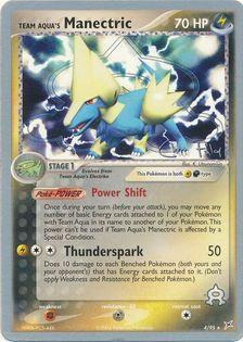 Team Aqua's Manectric (4/95) (Blaziken Tech - Chris Fulop) [World Championships 2004] | Fandemonia Ltd