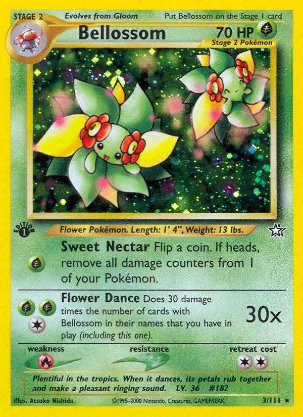 Bellossom (3/111) [Neo Genesis 1st Edition] | Fandemonia Ltd