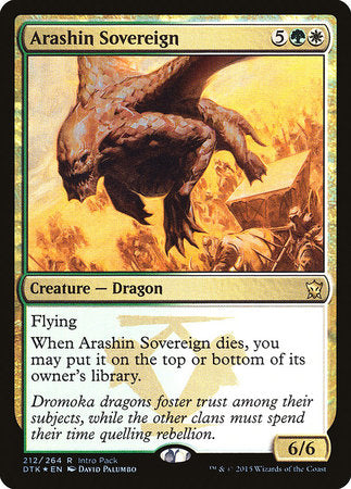 Arashin Sovereign [Dragons of Tarkir Promos] | Fandemonia Ltd