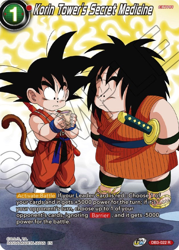 Korin Tower's Secret Medicine (DB3-022) [Theme Selection: History of Son Goku] | Fandemonia Ltd