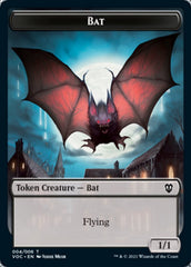 Blood // Bat Double-sided Token [Innistrad: Crimson Vow Commander Tokens] | Fandemonia Ltd