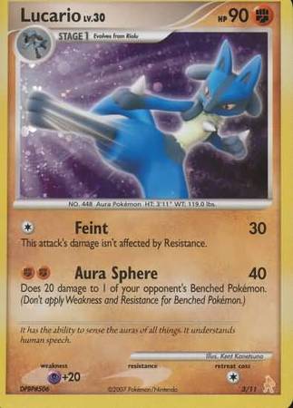 Lucario (3/11) [Diamond & Pearl: Trainer Kit - Lucario] | Fandemonia Ltd