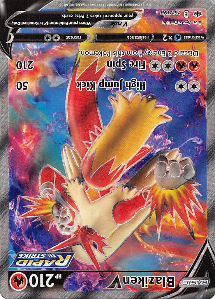 Blaziken V (161/198) [Sword & Shield: Chilling Reign] | Fandemonia Ltd